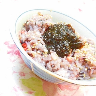 雑穀米de❤紅生姜と岩海苔のご飯❤